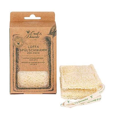 Croll & Denecke Conjunto de 2 esponjas de luffa.