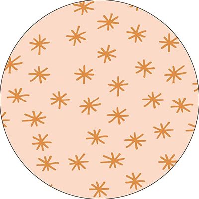 Bonateks, Round Digital Printed Mouse Pad, Non-Slip Base, for Office and Home, Diameter:22cm