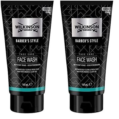 Wilkinson Sword - Barber's Style For Men | Face Wash | 147ml (Pack of 2)