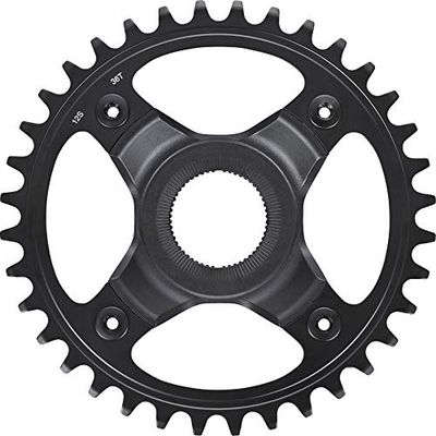 Shimano STEPS SM-CRE70-12-B kettingring, 36T voor kettinglijn 53 mm, zonder kettingplaat, zwart