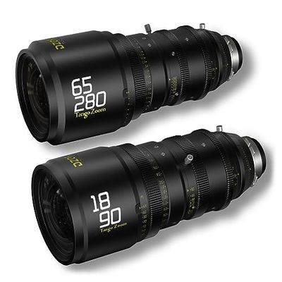 DZOFILM Tango - Kit de 2 Lentes (18-90 mm T2.9/65-280 mm T2.9-4) para Montaje PL&EF (S35) Metric (w/o servo)