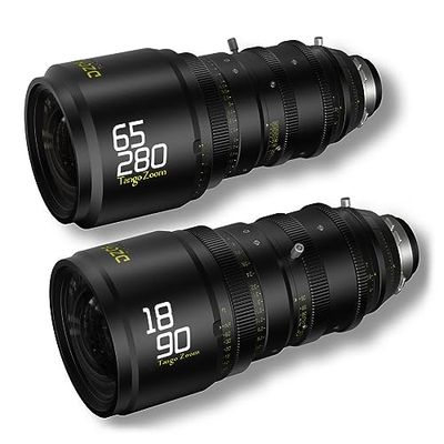 DZOFILM Tango - Kit de 2 Lentes (18-90 mm T2.9/65-280 mm T2.9-4) para Montaje PL&EF (S35) Metric (w/o servo)