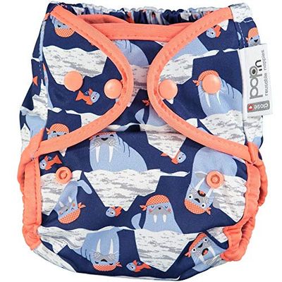 Pop-in enkele haak V2 Walrus Azul Claro