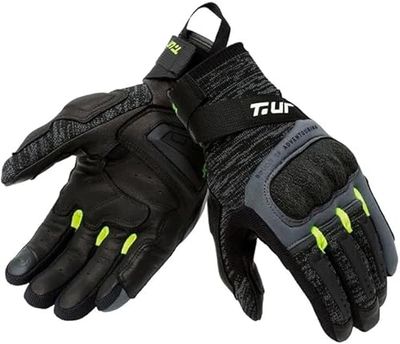T.UR GUANTI G-KNIT BLACK-YELLOW FLUO S