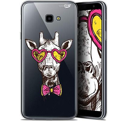 Beschermhoes voor 6 inch Samsung Galaxy J4 Plus, ultradun, motief giraffe