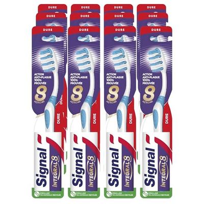 Signal - Cepillo de dientes manual completo (8 unidades, 12 unidades)