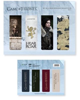 SD Toys - Game of Thrones Segnalibri Magnetici