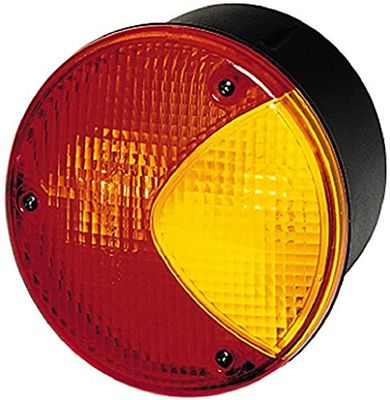 HELLA 2SW 964 169-081 Rearlight - Bulb - 24/12V - mounting/Bolted - Lens Colour: Yellow/Red - Plug: Blade Terminal - left/right - Quantity: 1