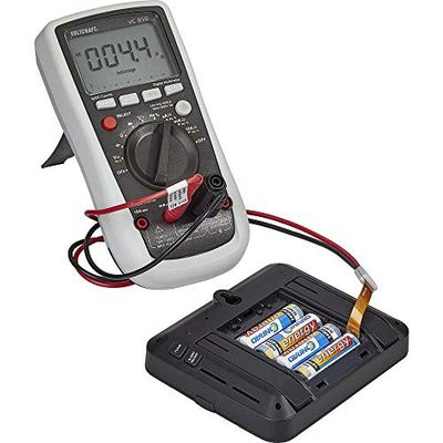 VOLTCRAFT MB-702 Adattatore per misurazione batteria - diritta Nero, Rosso