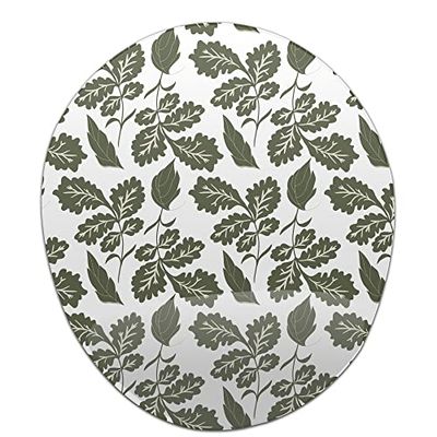 Bonamaison, Alfombrilla de ratón ergonómica con reposamuñecas, impresión Digital, antitendón, Antideslizante, para Oficina y hogar, tamaño: 20 x 23 cm