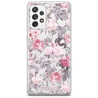 ERT GROUP etui na telefon Samsung A53 5G, case oryginalny i oficjalnie licencjonowany przez Babaco, wzór Flowers 054, optymalnie dopasowane, plecki z TPU częściowo przeźroczyste