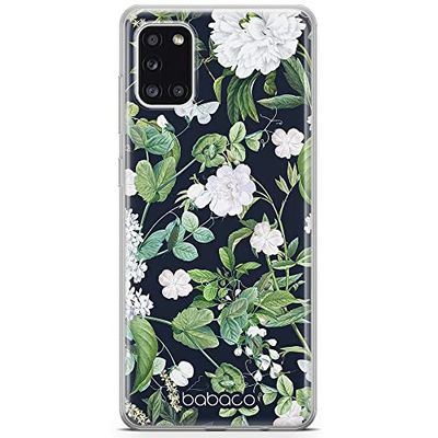 ERT GROUP mobiltelefonfodral för Samsung A31 originalt och officiellt licensierat Babaco mönster Flowers 034 optimalt anpassad till formen på mobiltelefonen, fodral tillverkad av TPU-plast