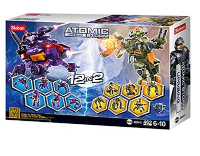 Sluban M38-B0915 Atomic Storm (Uprising) -12 into 2, Multicolored, One Size