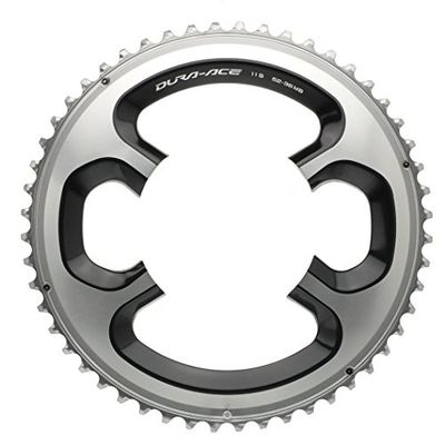 Shimano 52D 9000 D.ACE (52/36), prato, preto, único