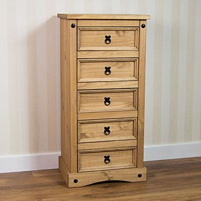Vida Designs Corona smalle commode met 5 laden