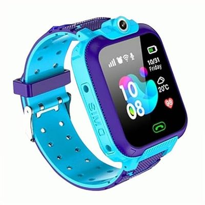 杭州海康威视数字技术股份有限公司 XO Smartwatch para Niños - Pantalla 1.44" - Camara Frontal - Correa de Silicona - Carga Magnetica - Color Azul/Lila