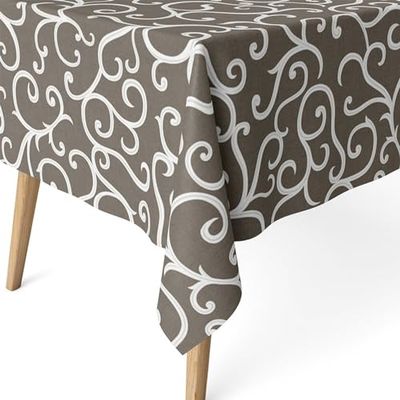 ECOMMERC3 | Mantel Antimanchas para Mesa Rectangular Tamaño 240x140 cm - Mantel Antimanchas Tacto Extrasuave e Impermeable Color Lino