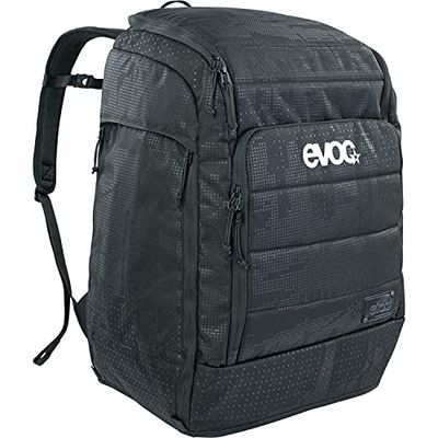 EVOC GEAR BACKPACK 60, mångsidig vandringsryggsäck (stabil väska, bekväm trekkingryggsäck, ryggsäck med mycket förvaringsutrymme, mått: 27 x 53 x 40 cm, volym: 60 l), Svart