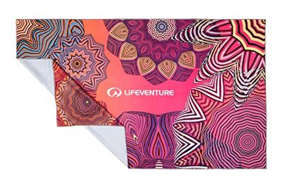 Lifeventure Softfibre Trek Towel - Mandala Softfibre Trek Towel - Mandala, Unisex – Adulto, Green, Giant
