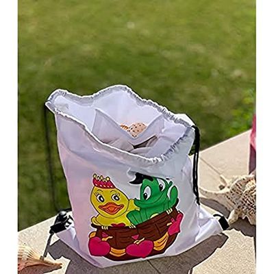 Freds Swim Academy Freddy & Gina - Bolsa De Natación Impermeable, Blanco