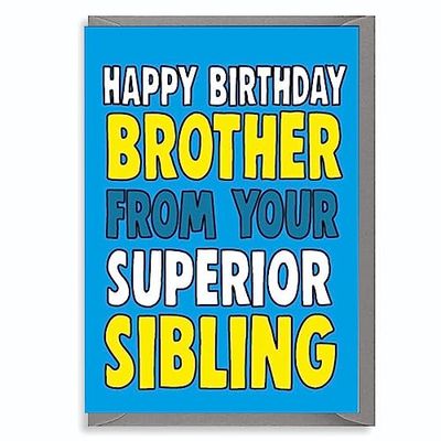 Tarjeta de cumpleaños para hermano C612