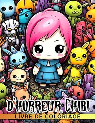 Livre de coloriage d'horreur Chibi: Effrayant et effrayant Chibi Halloween avec des pa