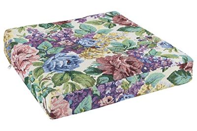Maximex Visco-elastisch zitkussen, super comfortabele zitverhoging met dik en drukontlastend traagschuim, aangenaam zitkussen met wasbare, antislip jaquardovertrek, voor binnen en buiten