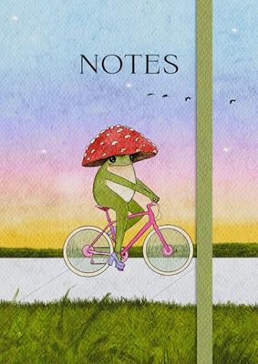 The Little Frog Notebook: A Beautiful 160-Page Lined Notebook Featuring the Internet's Beloved Mushroom Frog, from the Artist Maybell Eequay