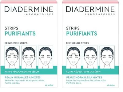 Diadermine S055028 Tiras Purificantes, 6 Unidad (Paquete de 2)