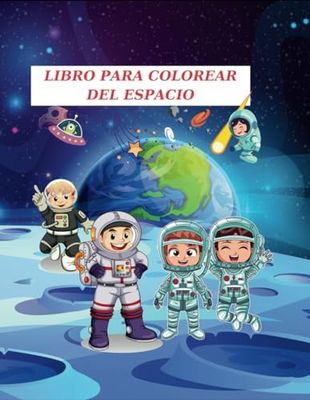 Libro para colorear del espacio