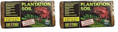 Exoterra Substrat Brique Fibre de Coco pour Reptiles et Amphibiens (Lot de 2)