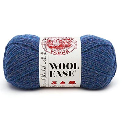 Lion Brand Yarn Company 1 pieza Hilo Wool-Ease, Neblina azul