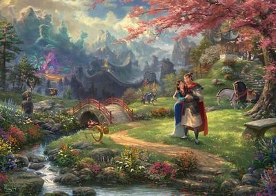 Schmidt 59672 Thomas Kinkade Mulan Jigsaw Puzzle