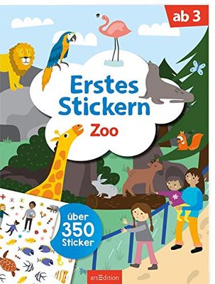 Erstes Stickern - Zoo: Über 350 Sticker