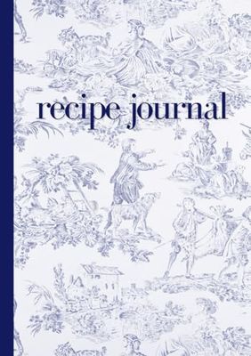 Recipe Journal: (Vintage Blue) Write In Your Own Recipes & Create Your Own Cookbook!