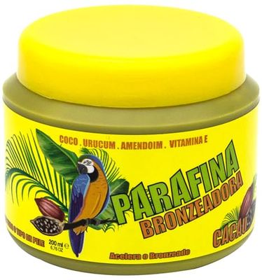 Real Natura - Paraffin kakao solbränna - djup och naturlig solbränna - 200 ml