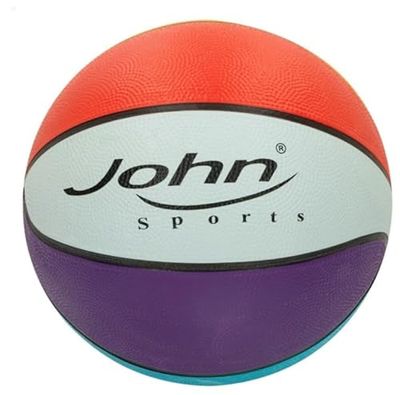 John Sports Basketbal Rainbow 7 Ø 24 cm 12 stuks