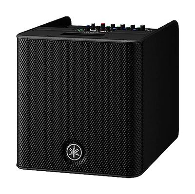 Yamaha STAGEPAS 200 BTR Sistema PA Portátil – Amplificador Class-D 180W, Altavoz coaxial 8", Mezclador Digital 5 Canales, Ducker, Supresor de Retroalimentación, Bluetooth, Batería Incluida – Negro