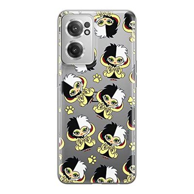 ERT GROUP mobiel telefoonhoesje voor Oneplus NORD CE 2 origineel en officieel erkend Disney patroon Cruella 007 optimaal aangepast aan de vorm van de mobiele telefoon, gedeeltelijk bedrukt