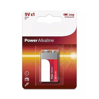 Batteria alcalina Philips 6LR61P1B/10 da 9V, ideale per dispositivi che richiedono energia affidabile e di lunga durata. Perfetto per telecomandi, giocattoli e molto altro ancora.