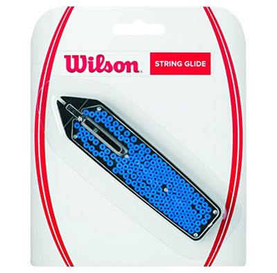 Wilson Tennis String Glide Shock Absorber, Black / Blue