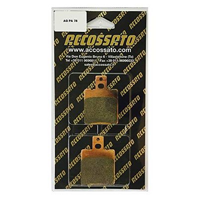 AGPA78OR, PASTIGLIE FRENO ANT ACCOSSATO APRILIA>150 LEONARDO (1997)