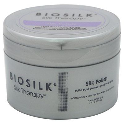 Silk Therapy Silk Polish - Light Hold Medium Shine by Biosilk for Unisex - 3 oz Polish
