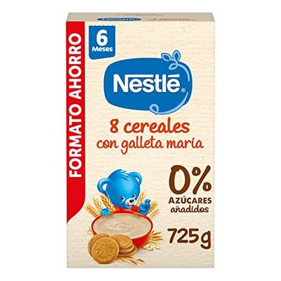 Nestle Papilla 8 Cereales con Galleta, 725 g