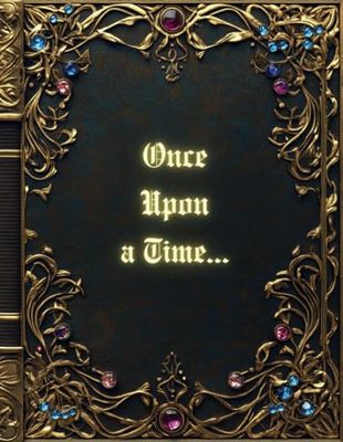 Draw on Top and Write Below - Blank Story Book / Diary / Journal: Once Upon a Time