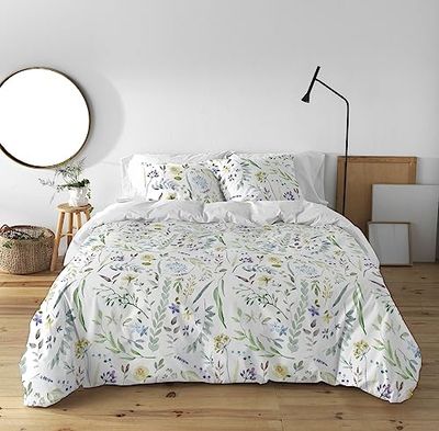 BOHEME Funda nórdica Esmeralda Cama 150 cm - 240x220 cm, 100% algodón. Cierre con Corchetes