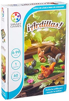 Smartgames - Scoiattoli, giochi di logica, puzzle bambini, giochi per bambini 6 anni, giochi educativi 6 anni, puzzle 6 anni o più, giochi logica