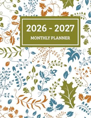 2026 - 2027 Monthly Planner : Two year Agenda Calendar Heritage with interior design & Vintage Vision / Classic style