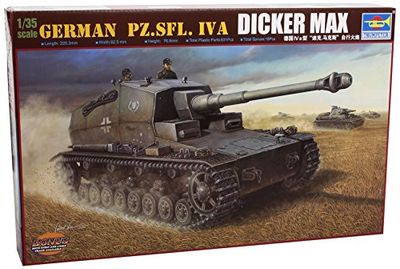 Trumpeter 348 - Alemanha blindados autopropulsados arma IV "Dicker Max", cor / modelo sortido