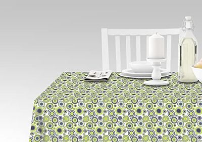 Doge Milano Tovaglia da cucina con stampa digitale, 100% Made in Italy, Tovaglia antiscivolo per sala da pranzo, lavabile e antimacchia, Modello Riardo, cm 140x240